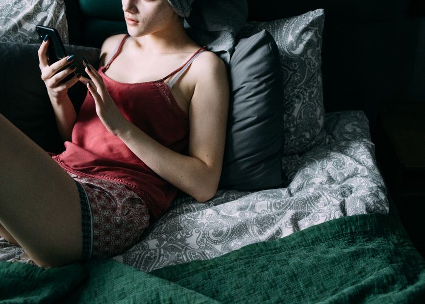 Intimate boudoir setting