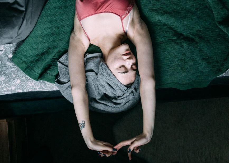 Intimate boudoir setting