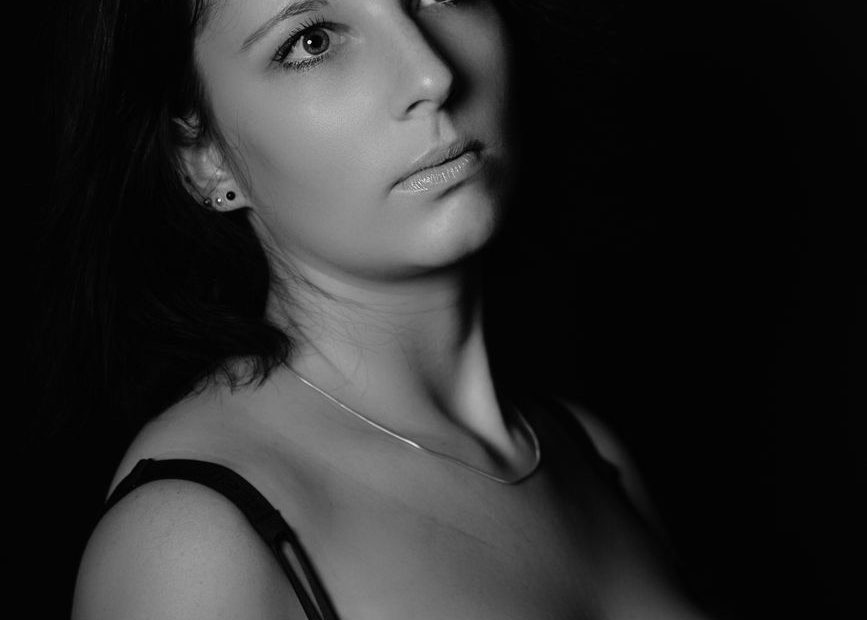 Intimate boudoir setting
