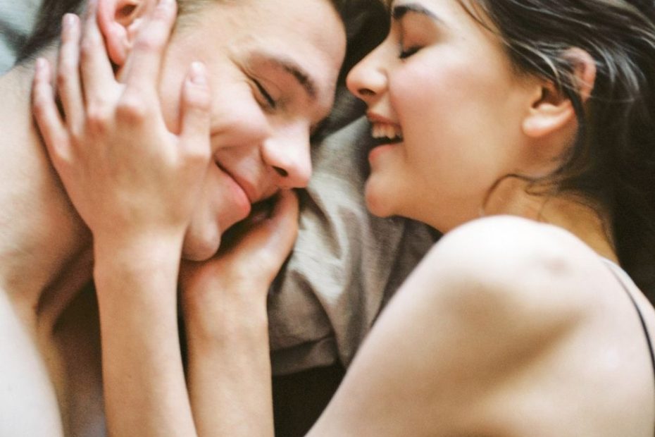 Couple embracing