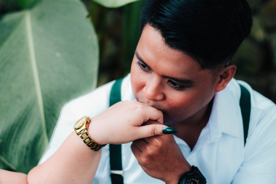 Couple embracing